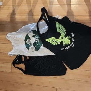 3 workout tanks - 2 Nike